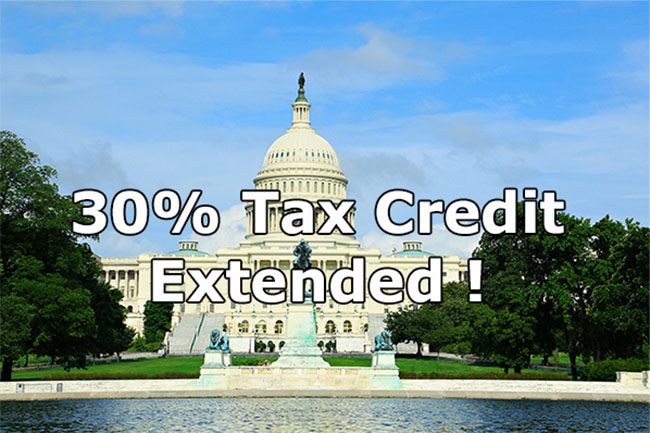 30% Solar Tax Credit Extension 